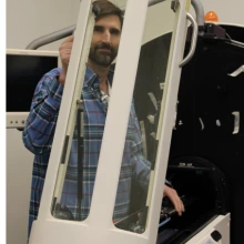 Andy Rouse, PhD in the TBIR laboratory facilities